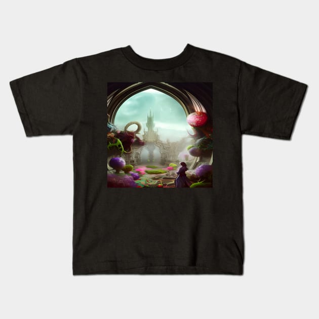 Gate to the unknown Kids T-Shirt by moonspirits